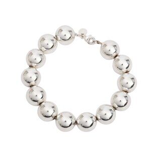 Tiffany & Co. Sterling Silver Bead Bracelet - Shiny Silver